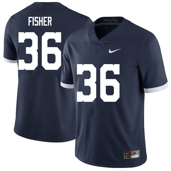 Men #36 Zuriah Fisher Penn State Nittany Lions College Football Jerseys Sale-Retro - Click Image to Close